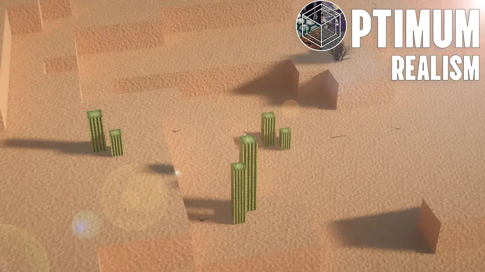 Wide desert biome showcase